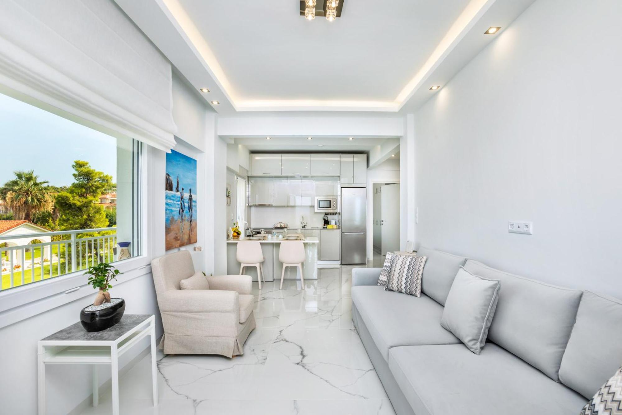 Beach Front Casa Elena Hanioti Exterior photo